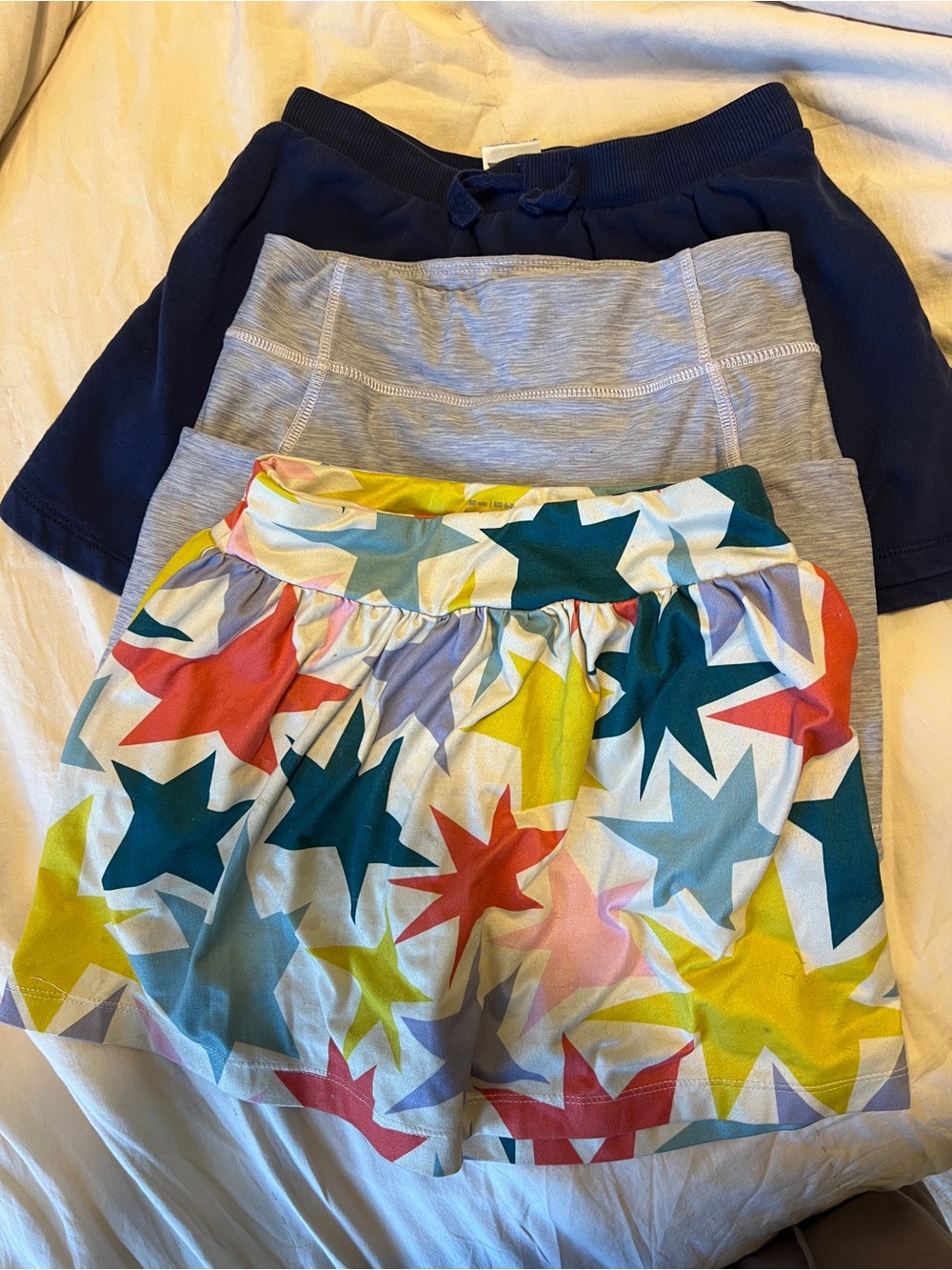 Hanna Andersson girls 6-7 summer skort bundle